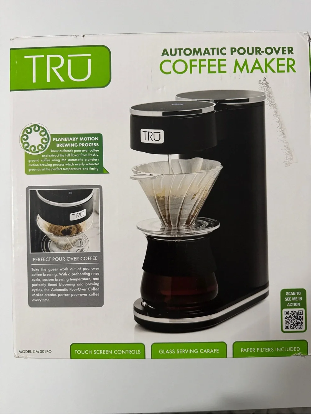 Automatic Pour-Over Coffee Maker - Black